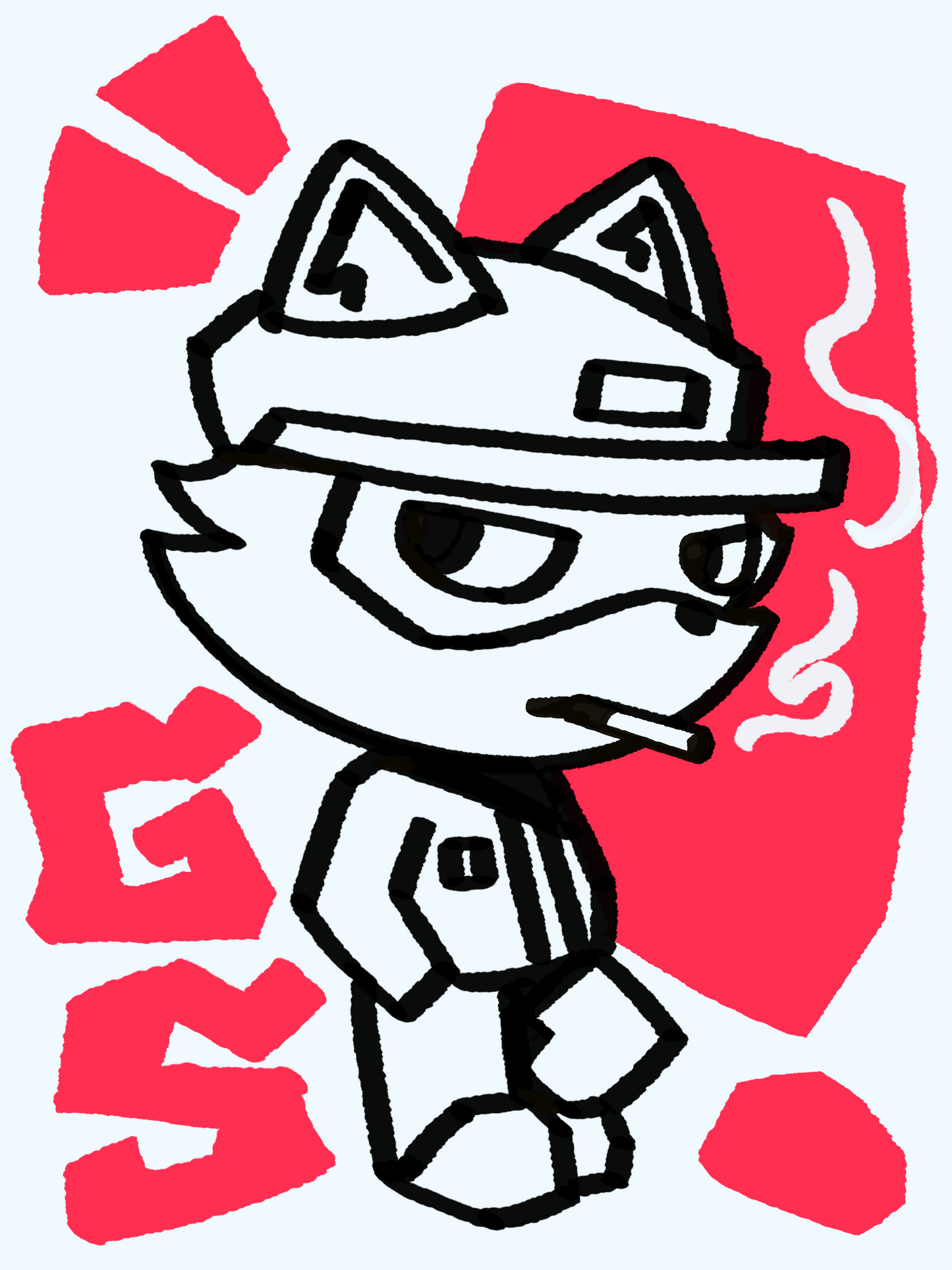 Smoking Goobert Sticker