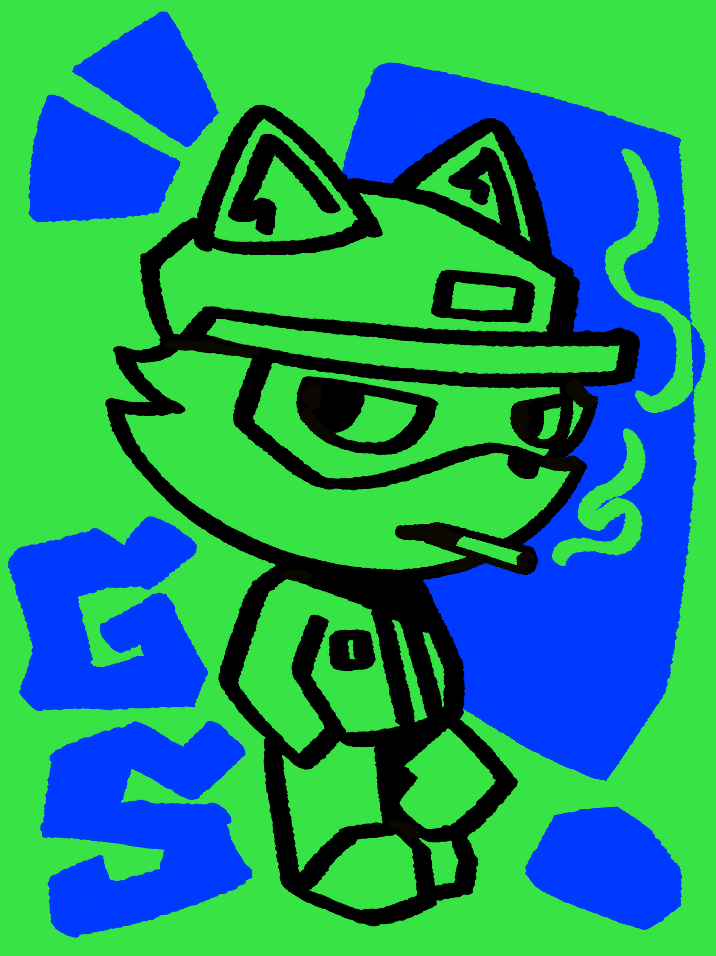 Smoking Goobert Sticker