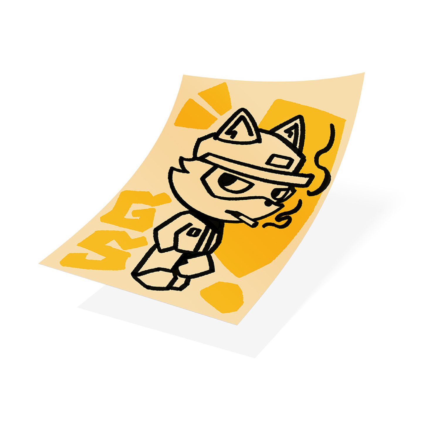 Smoking Goobert Sticker